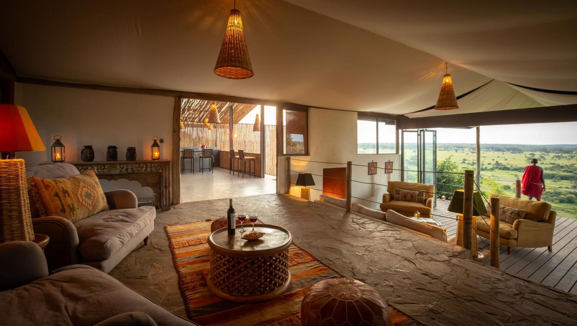 Saruni Eagle View Hotel Naboisho Kültér fotó