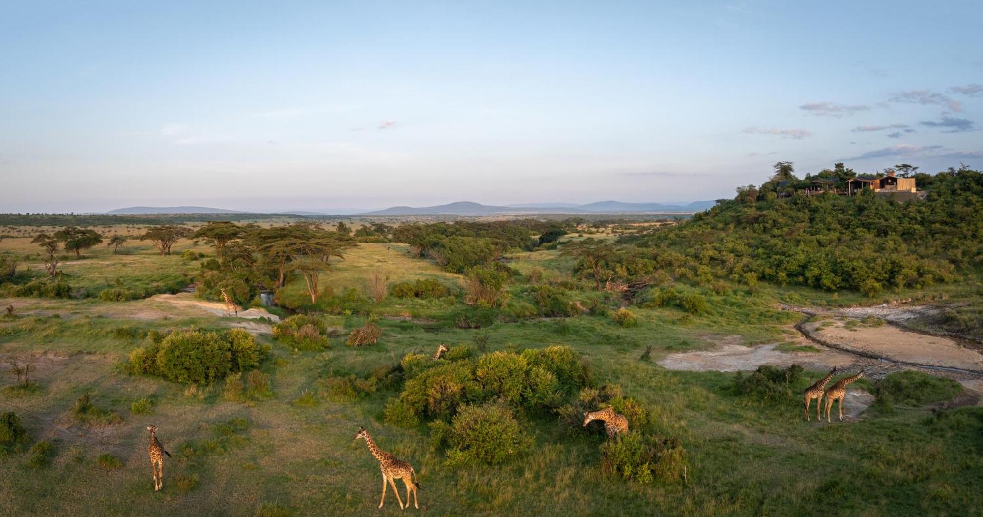 Saruni Eagle View Hotel Naboisho Kültér fotó
