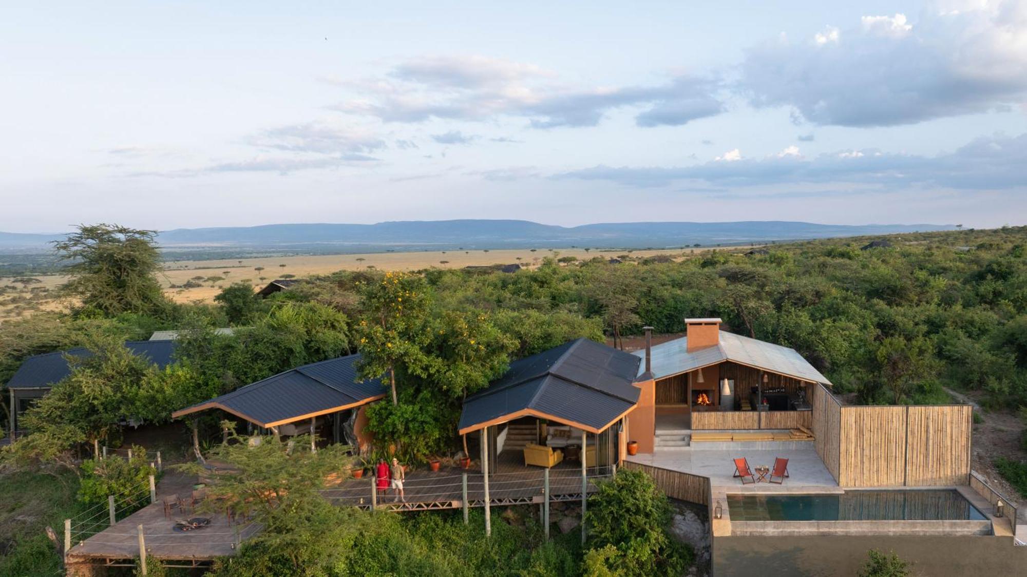 Saruni Eagle View Hotel Naboisho Kültér fotó