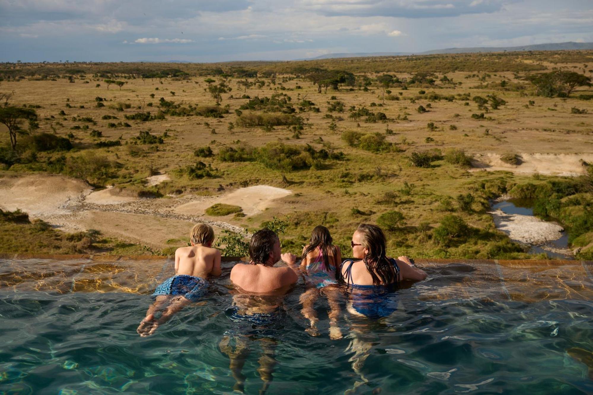 Saruni Eagle View Hotel Naboisho Kültér fotó