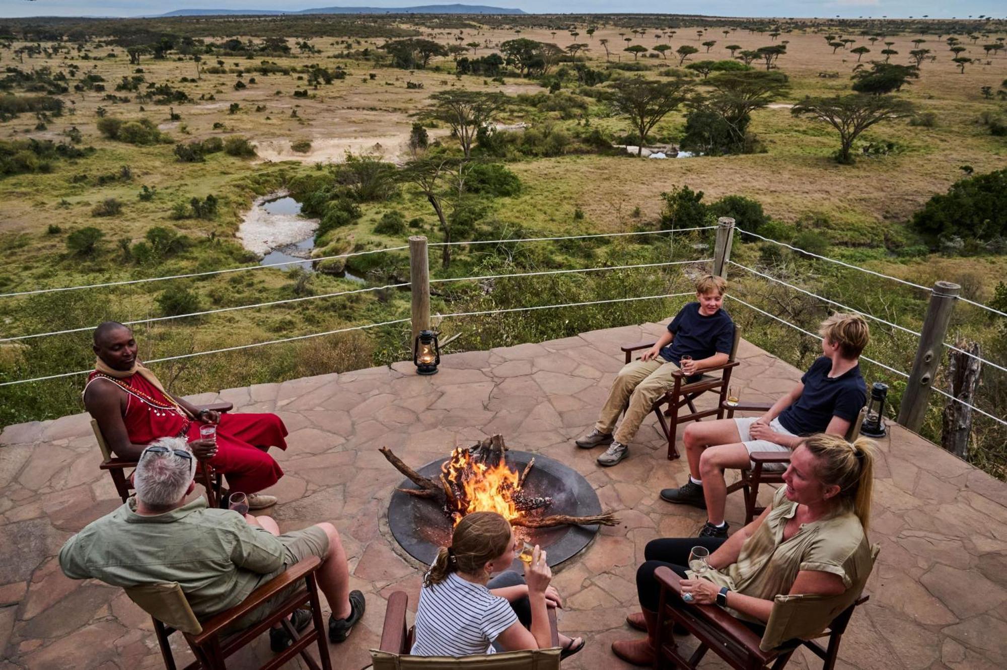Saruni Eagle View Hotel Naboisho Kültér fotó